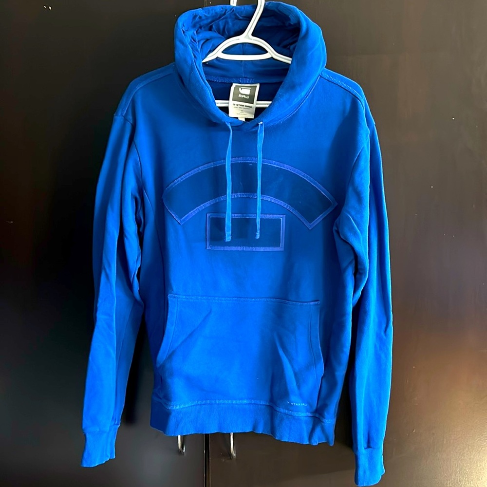 G-Star Raw Men’s Blue Hoodie Large